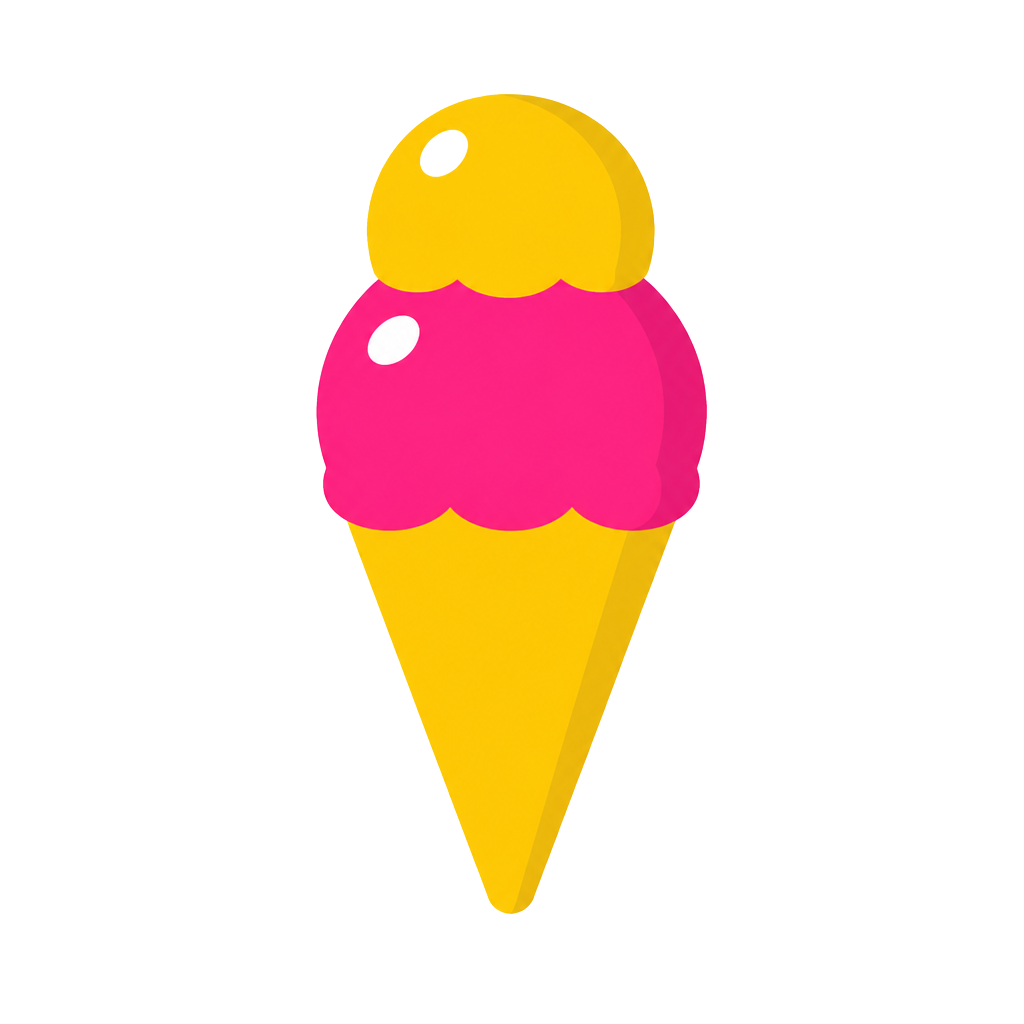 Ice cream cone illustration representing the kickoff workshop